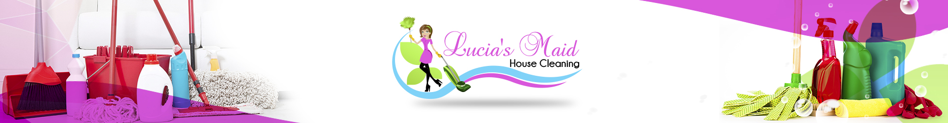 Lucias Maid House Cleaning Services - top header